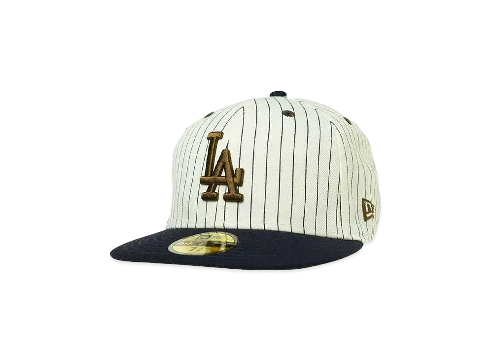 NEW ERA 59FIFTY PIN STRIPE LOSDOD "CHROME NAVY STRIPE"