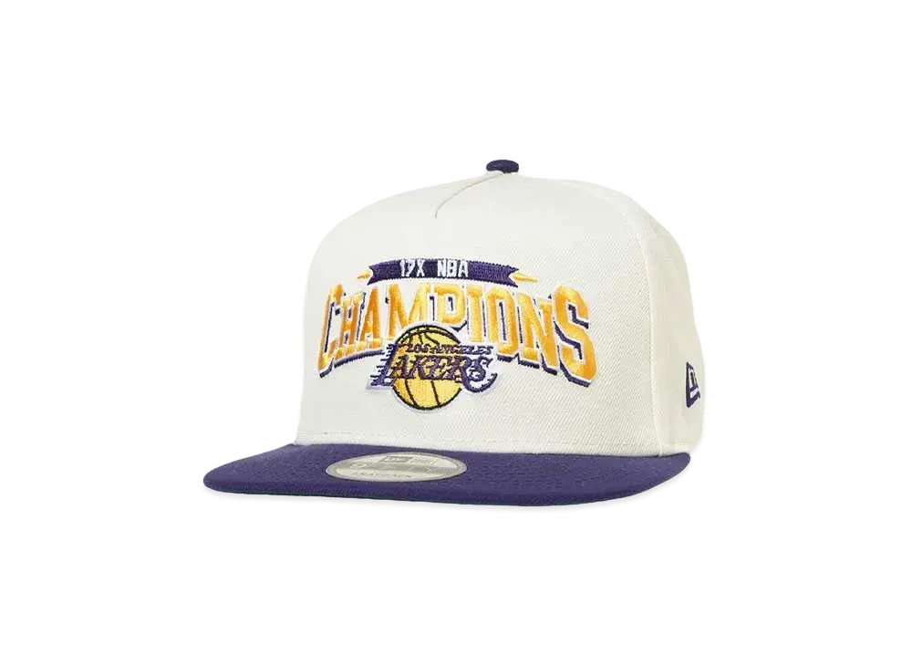NEW ERA 950AF NBA CHAMPION LOSLAK "CHROME/PURPLE"