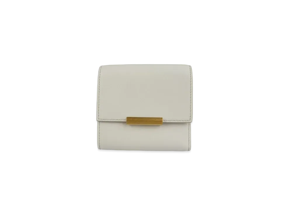Bottega Veneta French Calf Continental Trifold Wallet Small "Plaster"