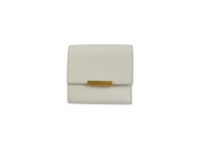 Bottega Veneta French Calf Continental Trifold Wallet Small "Plaster"
