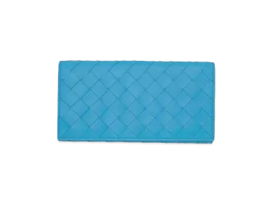Bottega Veneta Intrecciato Calfskin Bi-fold Wallet "Pool"
