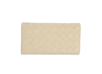 Bottega Veneta Intrecciato Calfskin Bi-fold Wallet "Porridge"