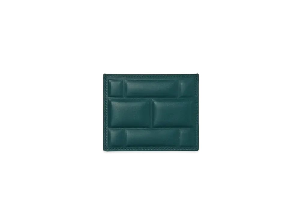 Bottega Veneta Padded Lambskin Calfskin Card Case "Ottanio"