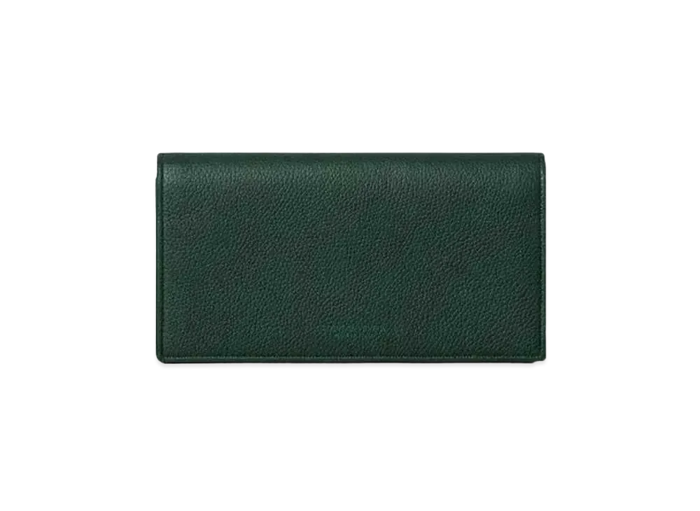Bottega Veneta Calfskin Flap Wallet "Deep Blue"