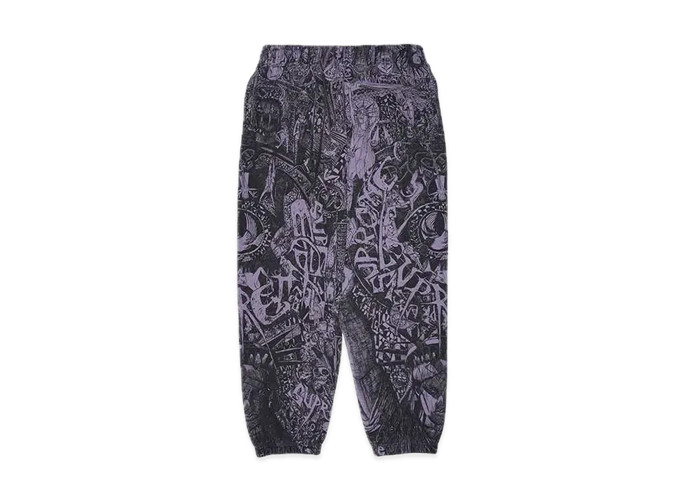 シュプリーム リバティー スウェットパンツ "ダーク パープル"