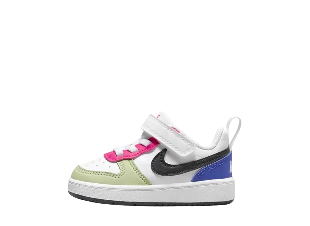 Nike TD Court Borough Low Recraft "White/Dark Obsidian"