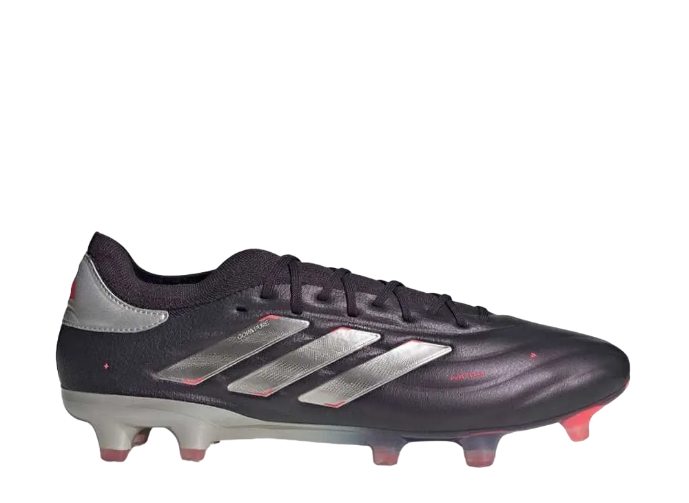 adidas Copa Pure 2 Elite Knit FG "Aurora Black/Platina Metallic/Turbo"