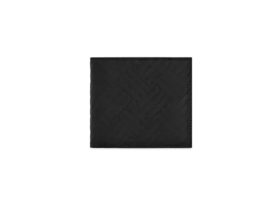 Bottega Veneta Portafoglio Debossed Gummy Bi-fold Wallet "Black"