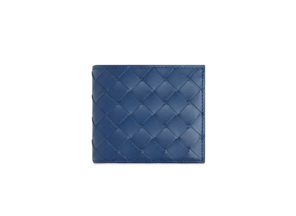 Bottega Veneta Intrecciato Calfskin Bi-fold Wallet With Coin Purse "Cruise"