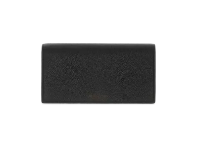 Bottega Veneta Calfskin Button Bi-fold Wallet "Black"