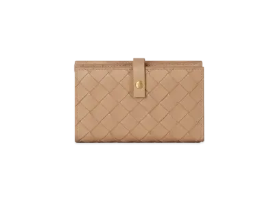 Bottega Veneta Intrecciato Lambskin Calfskin With Coin Purse "Chipria"