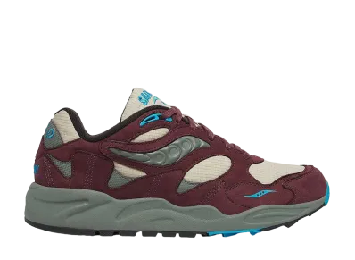 サッカニー グリッド シャドウ2 "マルーン"