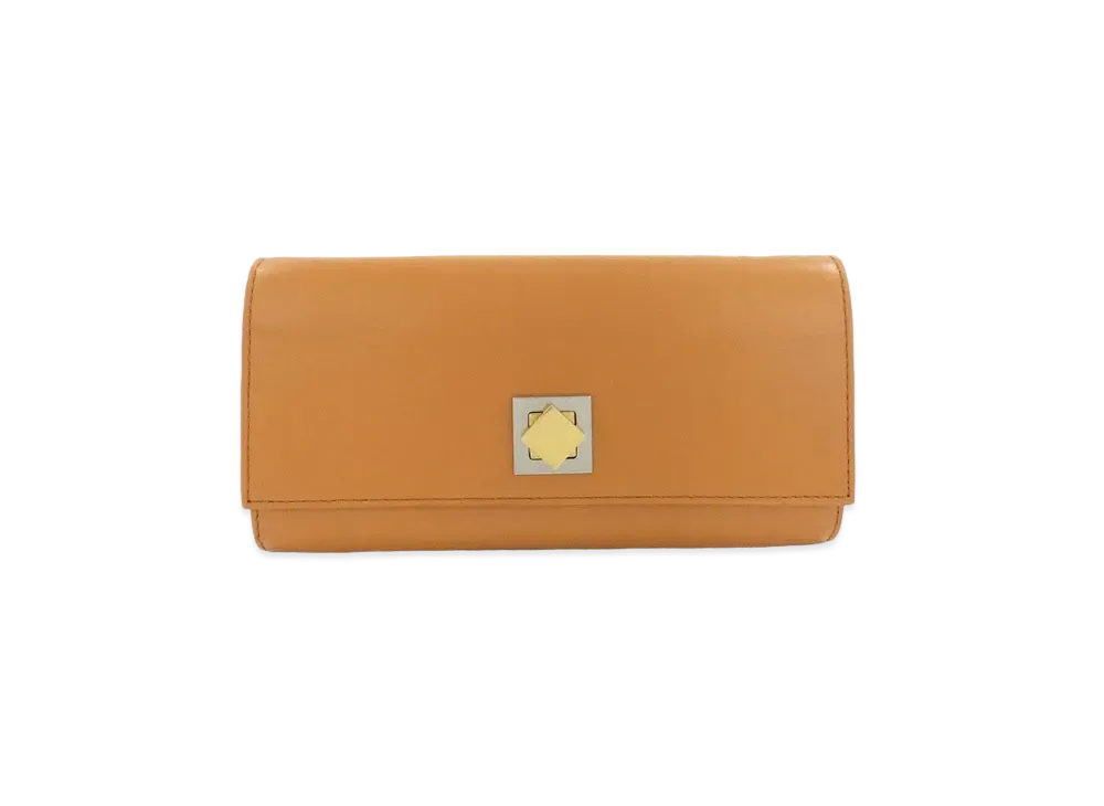 Bottega Veneta Calfskin Trifold Wallet "Camel"