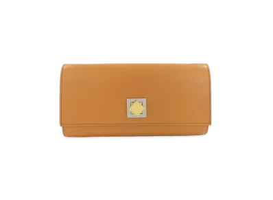 Bottega Veneta Calfskin Trifold Wallet "Camel"