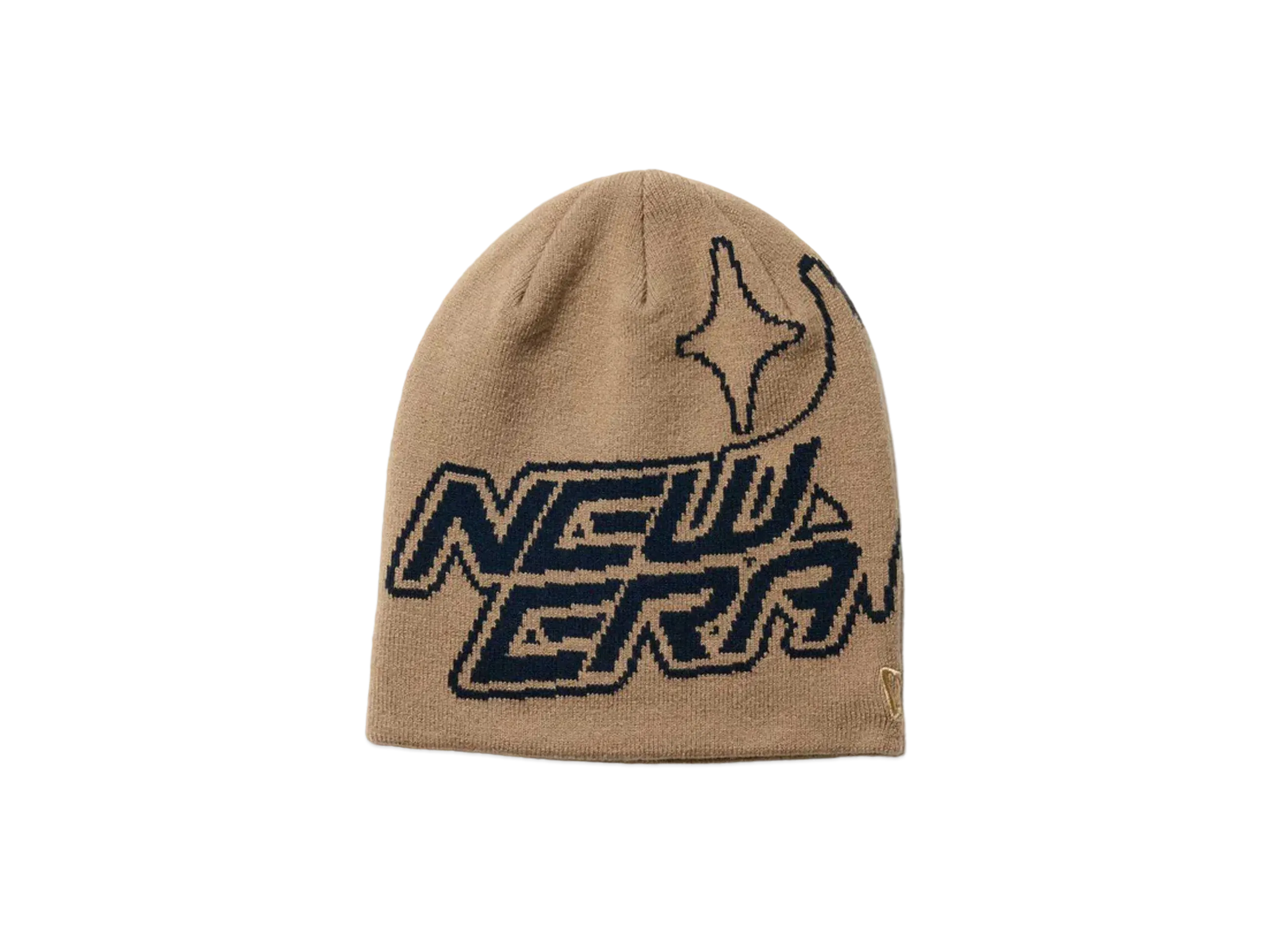 NEW ERA Basic Beanie Sparkle Logo "Beige"
