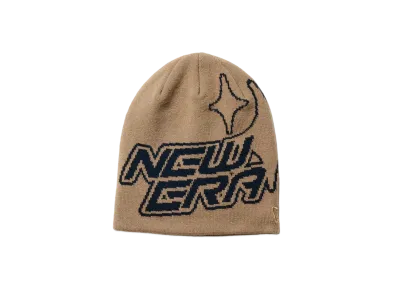 NEW ERA Basic Beanie Sparkle Logo "Beige"