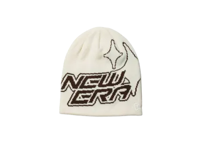 NEW ERA Basic Beanie Sparkle Logo "Off White"
