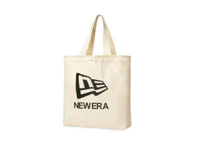 NEW ERA Light Tote Bag 14L Flag Logo "Ivory/Black"