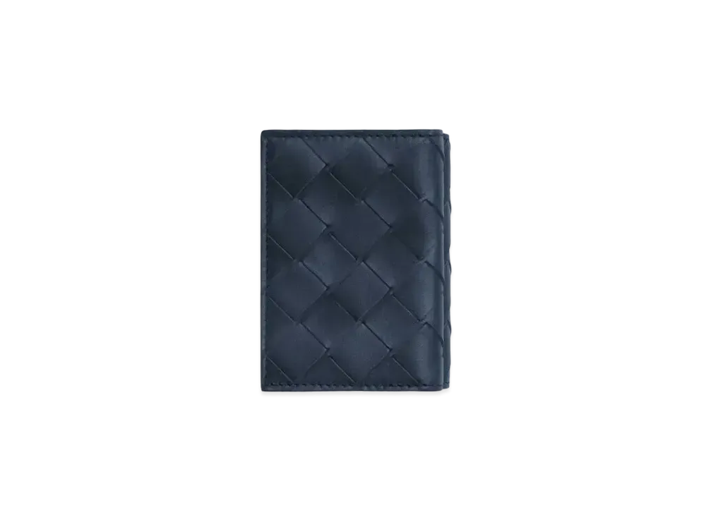 Bottega Veneta Intrecciato Calfskin Tiny Trifold Wallet "Space/Pollen"