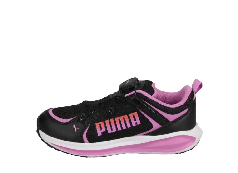 プーマ GS トゥウィッチ ランナー ディスク "プーマブラック/モーブポップ/サーモン"
