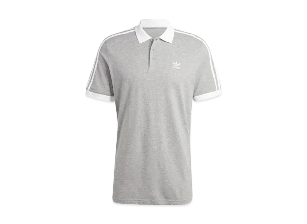 adidas Adicolor Classics Three Stripes Polo Shirt "Medium Gray Heather"
