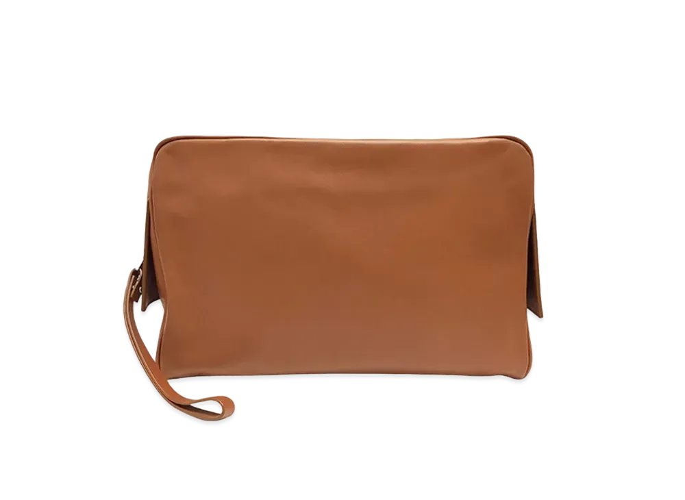 Bottega Veneta Calfskin Clutch Bag "Wood"