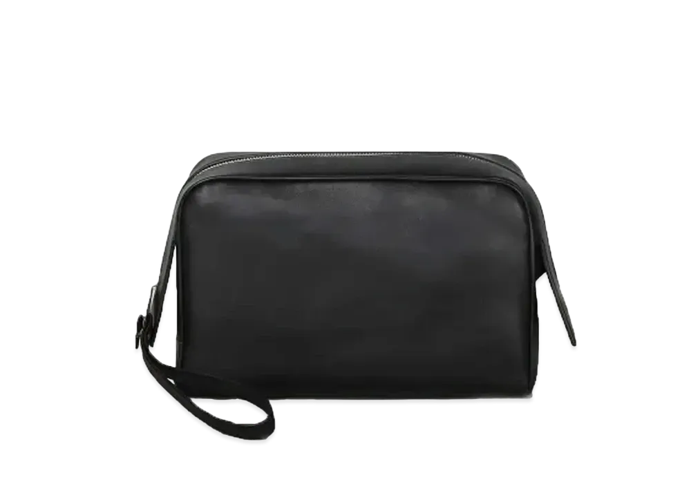Bottega Veneta Calfskin Large Clutch Bag "Black"