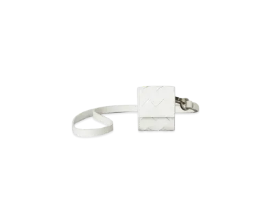 Bottega Veneta Intrecciato Calfskin AirPods Case "White"