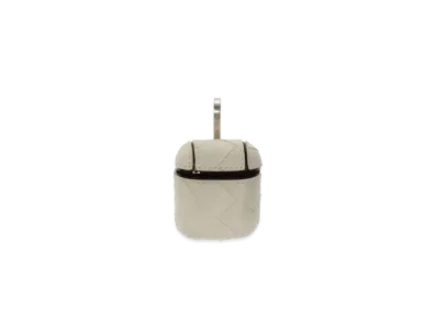 Bottega Veneta Intrecciato Calfskin AirPods Case "Plaster"