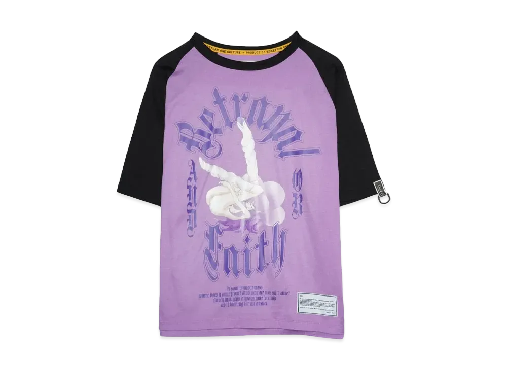 beauty:beast S/S TEE (PRIMO) "BLACKxPURPLE"