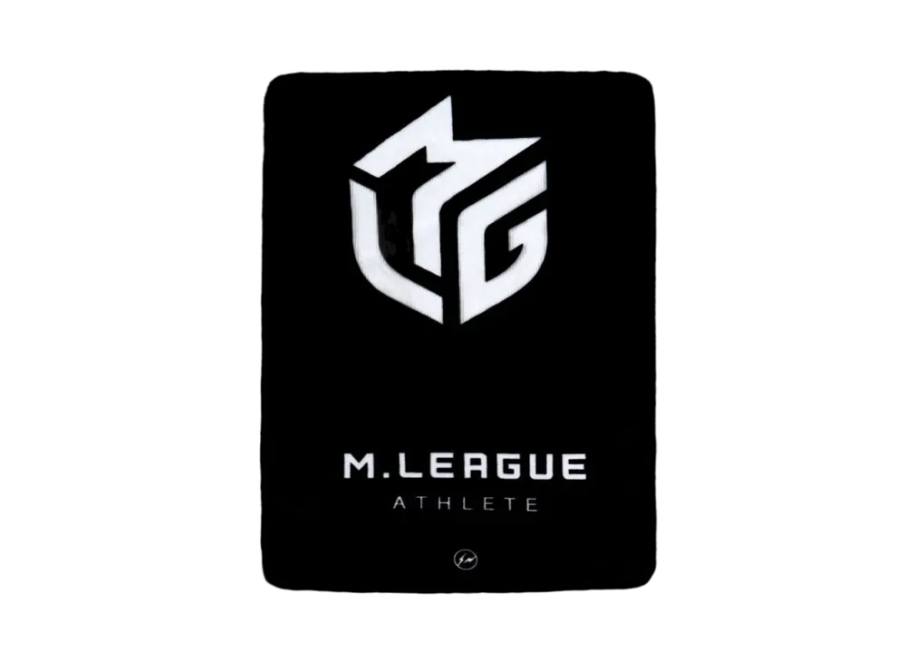 FRAGMENT x M.LEAGUE Blanket "Black"