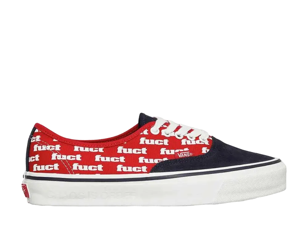 Slam Jam × FUCT × Vans LX Authentic Reissue 44 "Racing Red/Multi"