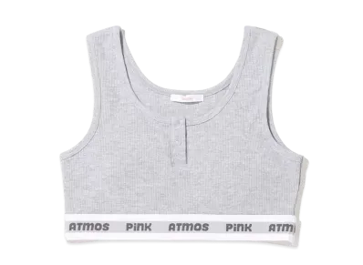 atmos pink Basic Short Rib Tank "Gray"
