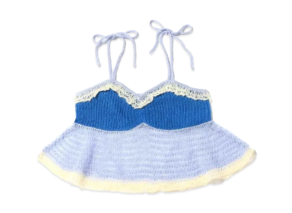 atmos pink Teamifuu Lace Ami Cami "Blue"