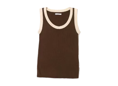 atmos pink Bicolor Tank Top "Brown"