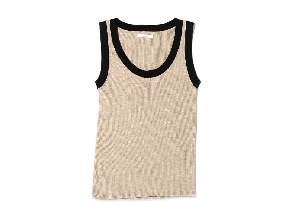 atmos pink Bicolor Tank Top "Beige"