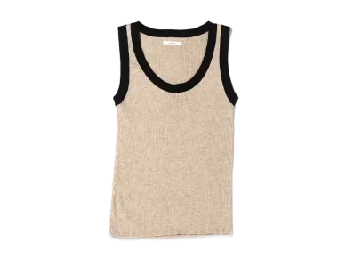atmos pink Bicolor Tank Top "Beige"