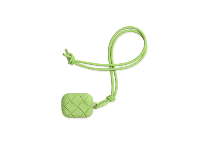 Bottega Veneta Intrecciato Rubber Silicon Airpods Pro Case "Pistachio"