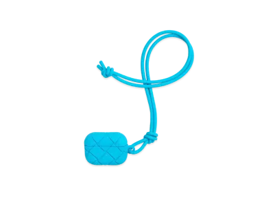 Bottega Veneta Intrecciato Rubber Silicon Airpods Pro Case "Pool"