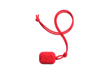 Bottega Veneta Intrecciato Rubber Silicon Airpods Pro Case "Fire Work"