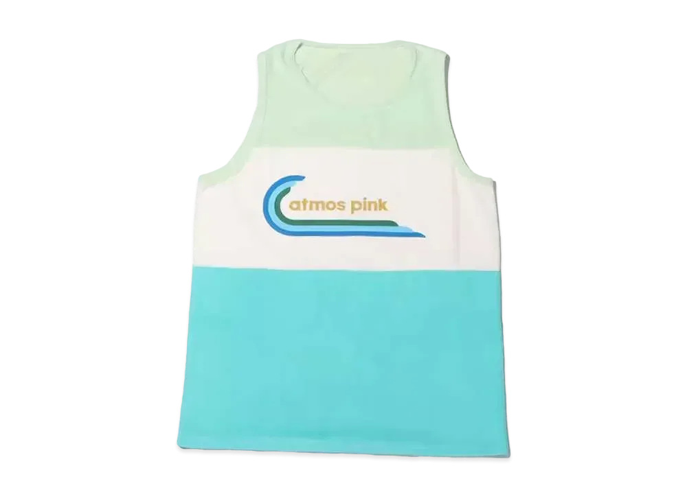 atmos pink Pile Big Tank "Green"