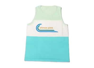 atmos pink Pile Big Tank "Green"