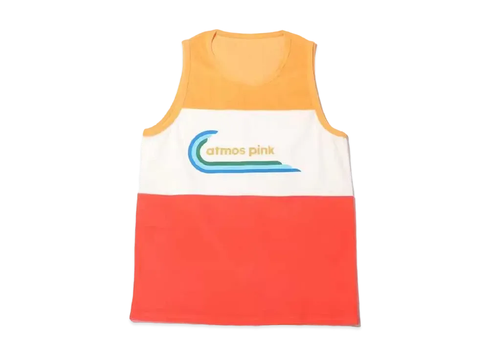 atmos pink Pile Big Tank "Orange"