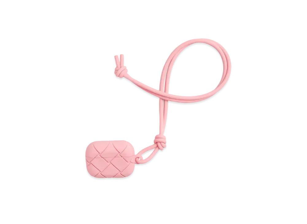 Bottega Veneta Intrecciato Rubber Silicon Airpods Pro Case "Ribbon"