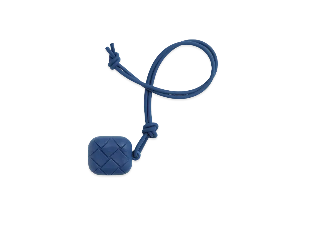 Bottega Veneta Intrecciato Rubber Silicon AirPods Case "Cruise"