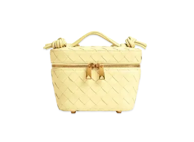 Bottega Veneta Intrecciato Mini Vanity Case "Ice Cream"