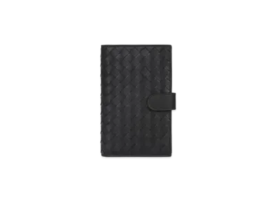 Bottega Veneta Intrecciato Sheepskin Long Wallet "Blue"