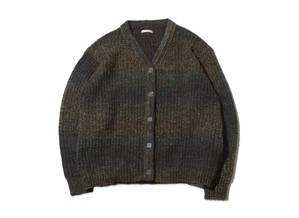 atmos pink Gradation Cardigan "Green"