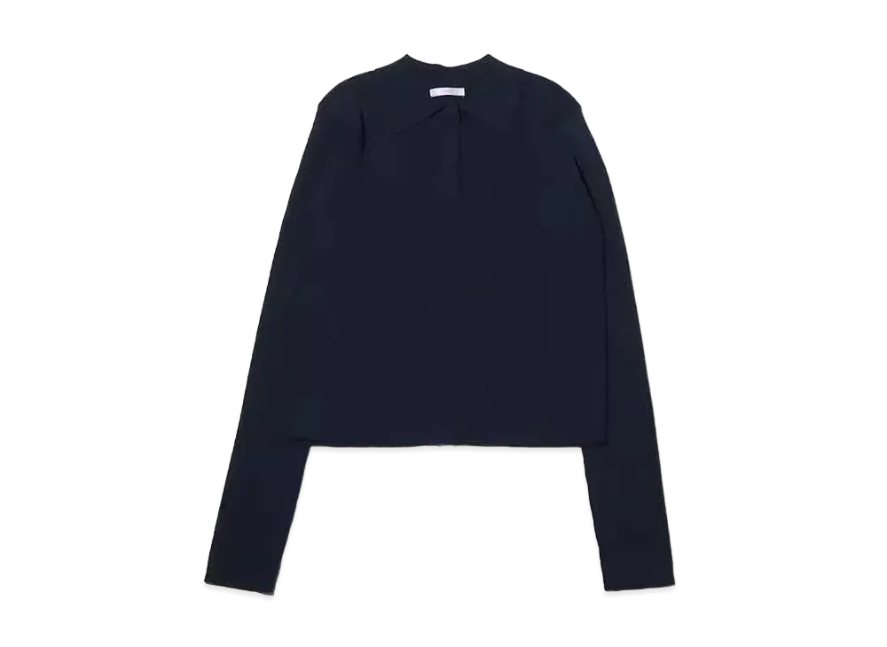 atmos pink Back Ribbon Kaikin Rib Knit "Navy"