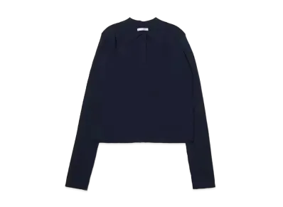 atmos pink Back Ribbon Kaikin Rib Knit "Navy"